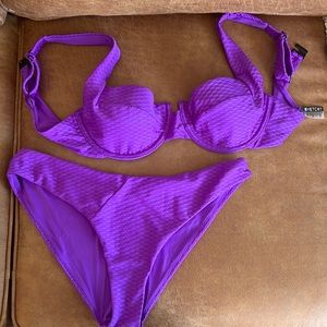 VETCHY LAGUNA BIKINI PURPLE SET - L BOTTOM / XL